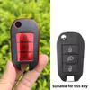 New TPU Car Flip Key Case Cover Shell For Peugeot 208 308 408 508 2008 3008 4008 5008 For Citroen C3 C4 CACTUS C6 C8 Accessories