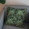 2D Green Birds Pattern Decorative Pillow Cover Pattern Cushion Cover Suitable For Sofa Bedroom Car Pillow Cover