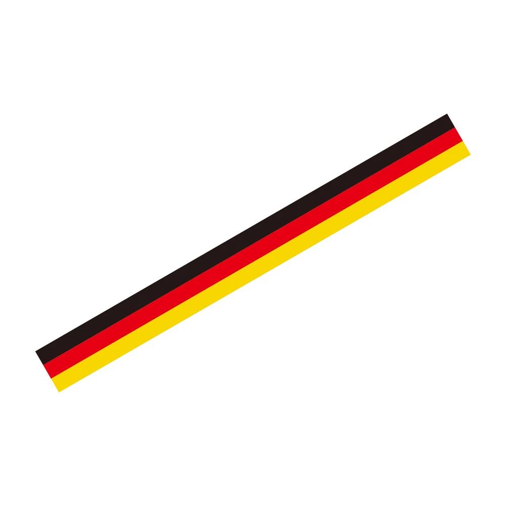 

German Flag Style Tricolor Stripe Car Engine Hood Bonnet Sticker self-adhesive Vinyl Decal Auto Decoration Sticker Accessories 150x15cm