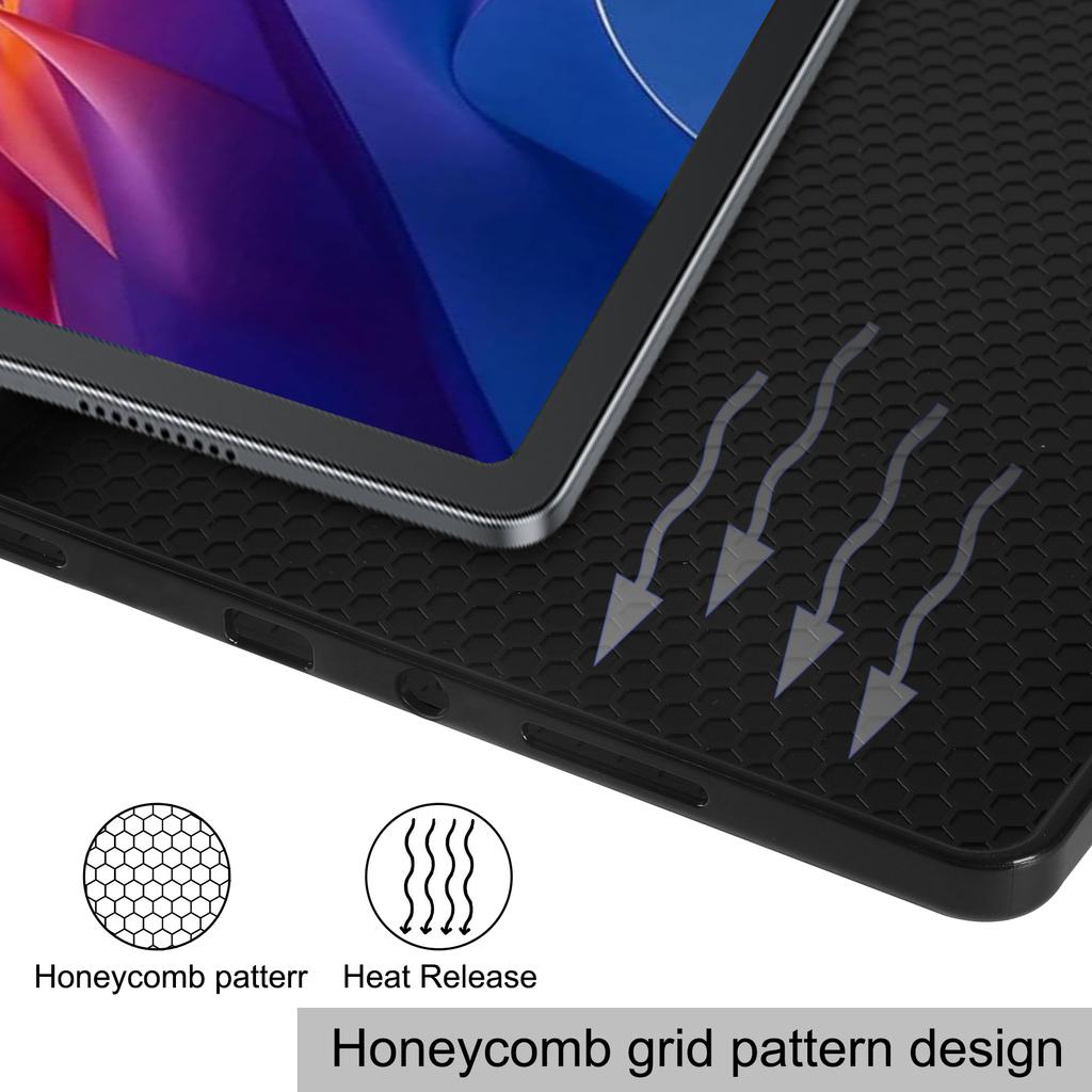 For Xiaomi Redmi Pad 2 Stand Case Shock-Absorbent Leather Tablet Cover with Pen Slot