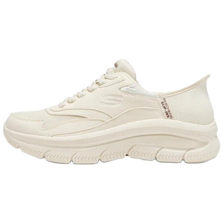 Skechers Slip-Ins Comfortable Fashion Low-Top Casual Shoes Women sneakers Beige 158860-OFWT 36
