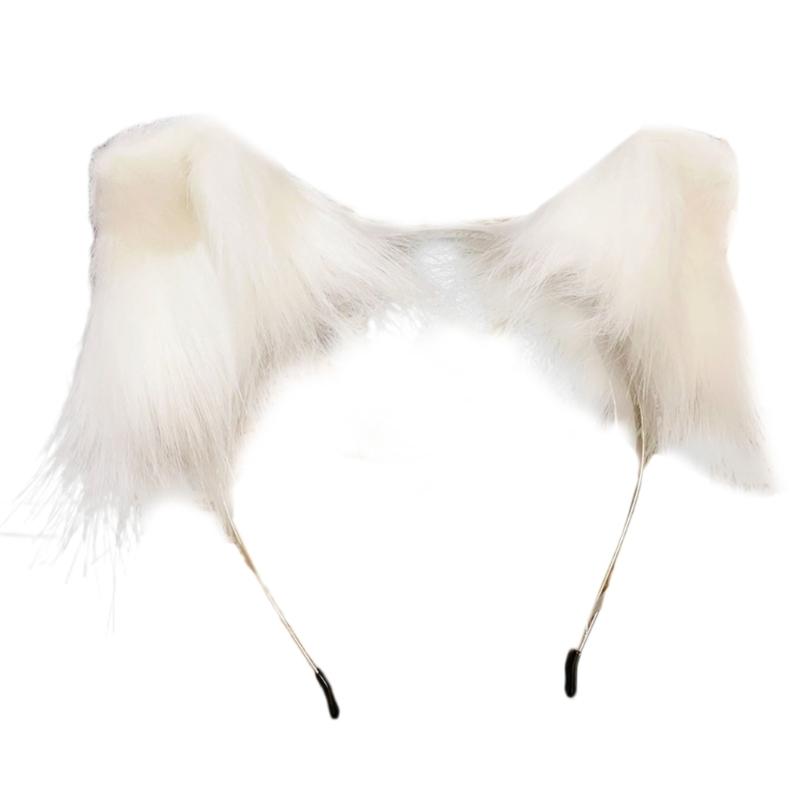 Sexy Foxes Bunny Ear Headband Lolita Cosplay Beast Ears Hair Hoop Anime Cosplay Props Furry Masquerade Party Costume Hairband
