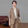 Women's Elegant Business Suit Set with Flared Trousers