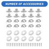A03F-20Sets Marine Grade Twist Lock Fasteners Turn Button Eyelet,For Canvas Marine Boats Sailboats Rvs Fastener Turn Buttons