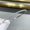 Musla Design Luxury 925 Sterling Silver Ladies Bracelet Minimalist Design Sparkles Daily Perfect Birthday Gift