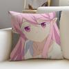 In Another World with My Smartphone Cushion Cover  skinfriendly linen pillowcase square removable and washable cushion