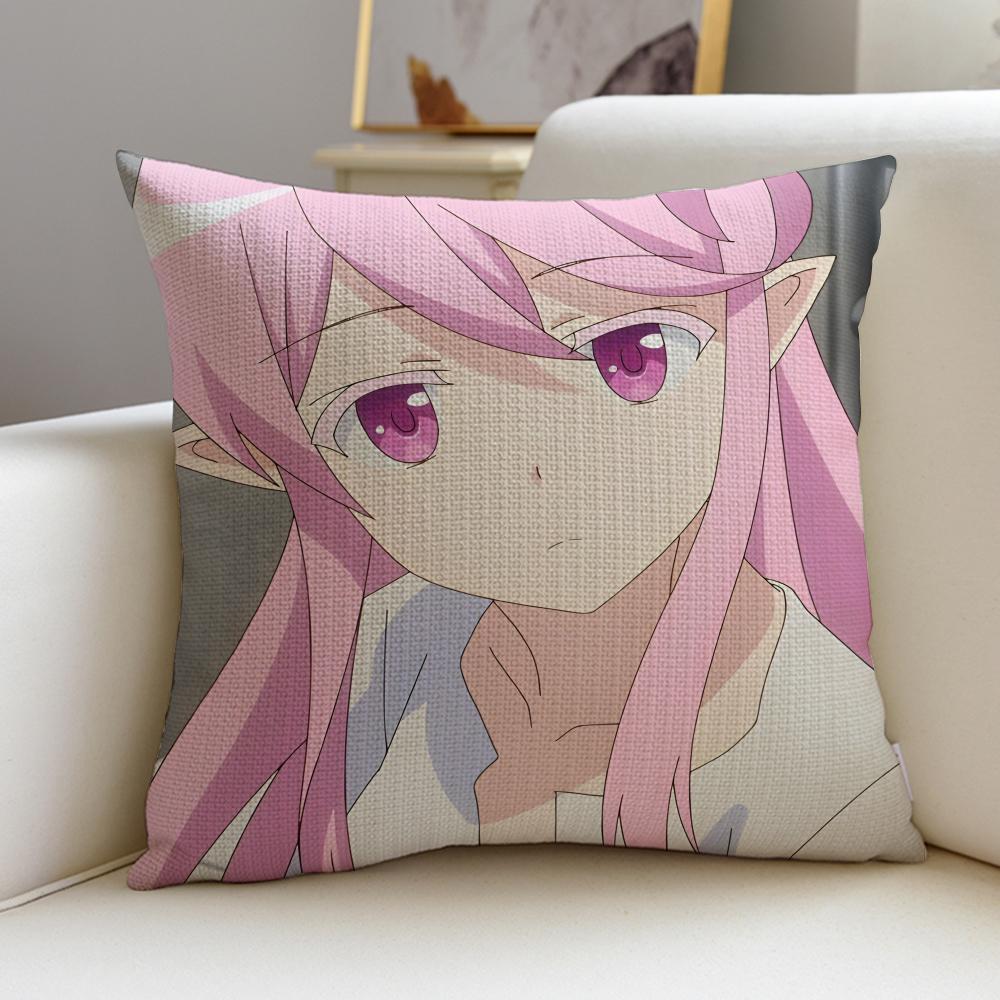 In Another World with My Smartphone Cushion Cover  skinfriendly linen pillowcase square removable and washable cushion