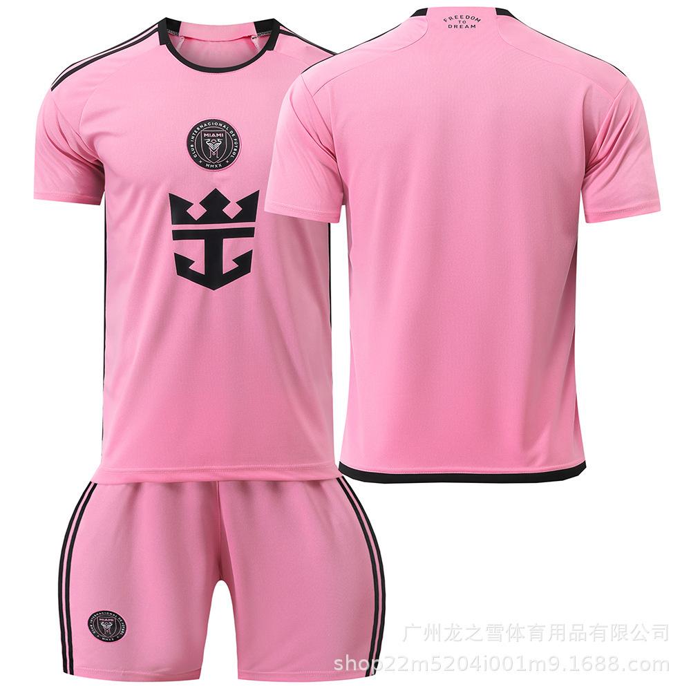 2425 Miami Home and Away No. 10 Messi 9 Siya Jerseys Men s and Women s Adults Children s Cross-border Football Jerseys Wholesale 16