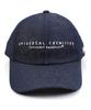 Yunibeosyeolkemiseuteuli Dark Denim Logo Low Ballcap