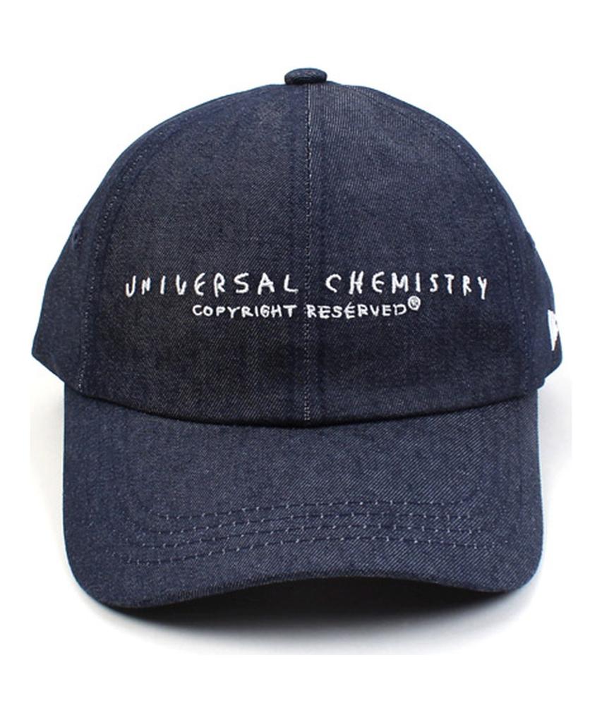 Yunibeosyeolkemiseuteuli Dark Denim Logo Low Ballcap