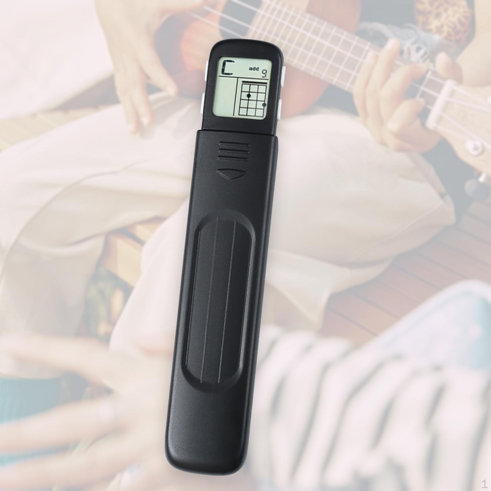 

Устройство для отработки аккордов укулеле для всех возрастов, компактный и функциональный инструмент для упражнений пальцев чёрный