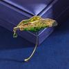 Senior Brooches Flower Leaf Brooch Pins for Women Suit Pendant  Fashion Brooches Jewelry