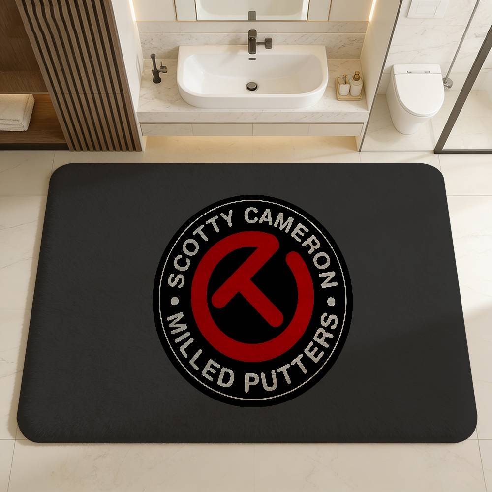 Alfombrillas de Suelo Retro Múltiples Opciones para Habitación de Golf S-SCOTTY C-CAMERON Alfombra para Sala de Estar Cocina Antideslizante Alfombra de Bienvenida