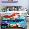 3pcs Princess9 Cover Set - Personalized Name, HD Printed Bedding with 1 Cover and 2 Pillowcases - Perfect for Home Decor, Easy Care