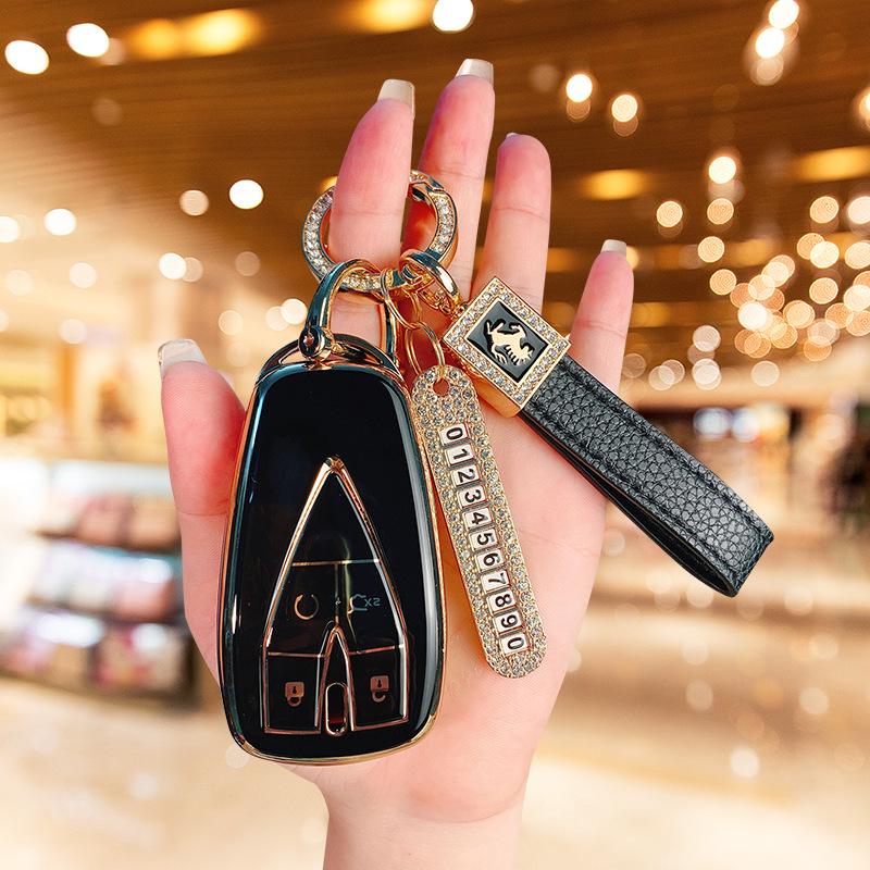 Changan Car Key Cover: Compatible with CS75 Plus, CS55 Plus, Yidong Univ, Auchan X5, Z6 Models