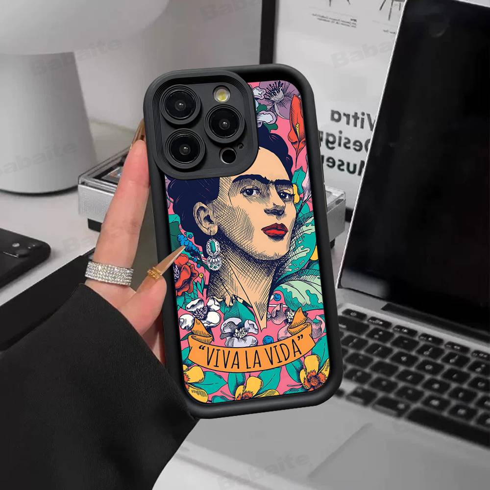Μοντέρνα Θήκη Κινητού F-Frida K-KahlosS Για IPhone 17 16 15 14 13 12 11 Air Plus Pro Max Μαλακό Πίσω Κάλυμμα