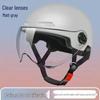 3C Certified Electric Vehicle Helmet for Men & Women - All-Season Safety & Sun Protection, Summer Scooter Half Helmet