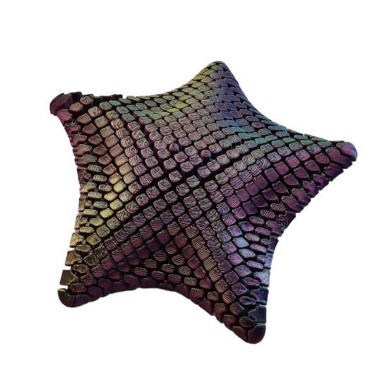 3D Printed Articulating Starfish Toy Anxiety Stress Relief Flexible Starfish Fidget Toy Home Office Desktop Decoration Ornament