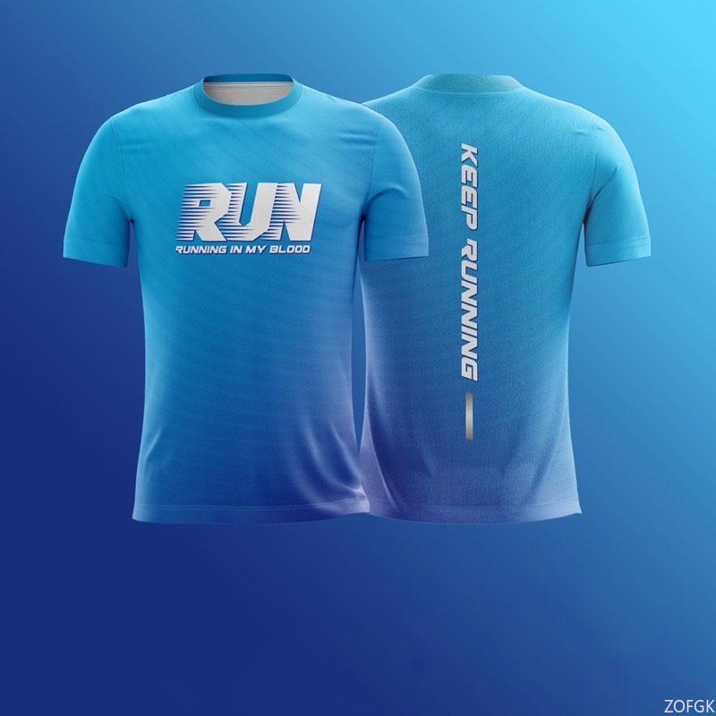 

Simple Fashion Run Letters T Shirts Fashion Trend Outdoor Running 3D Printed Unisex T-shirts Loose Breathable Quick Dry Tees 4XL