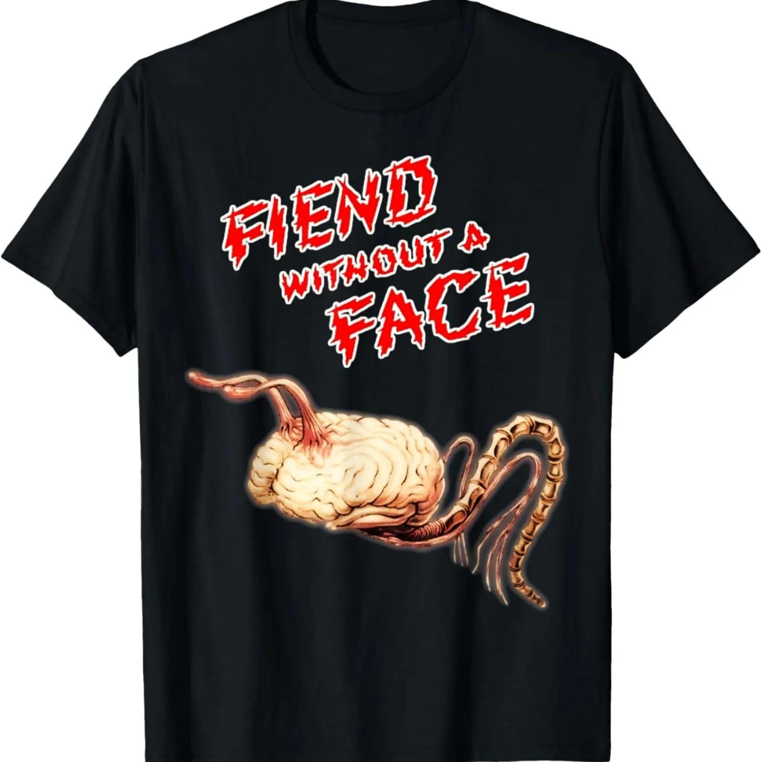 

Vintage Horror Monster Fiend Without a Face T-Shirt XXXXXL чорний