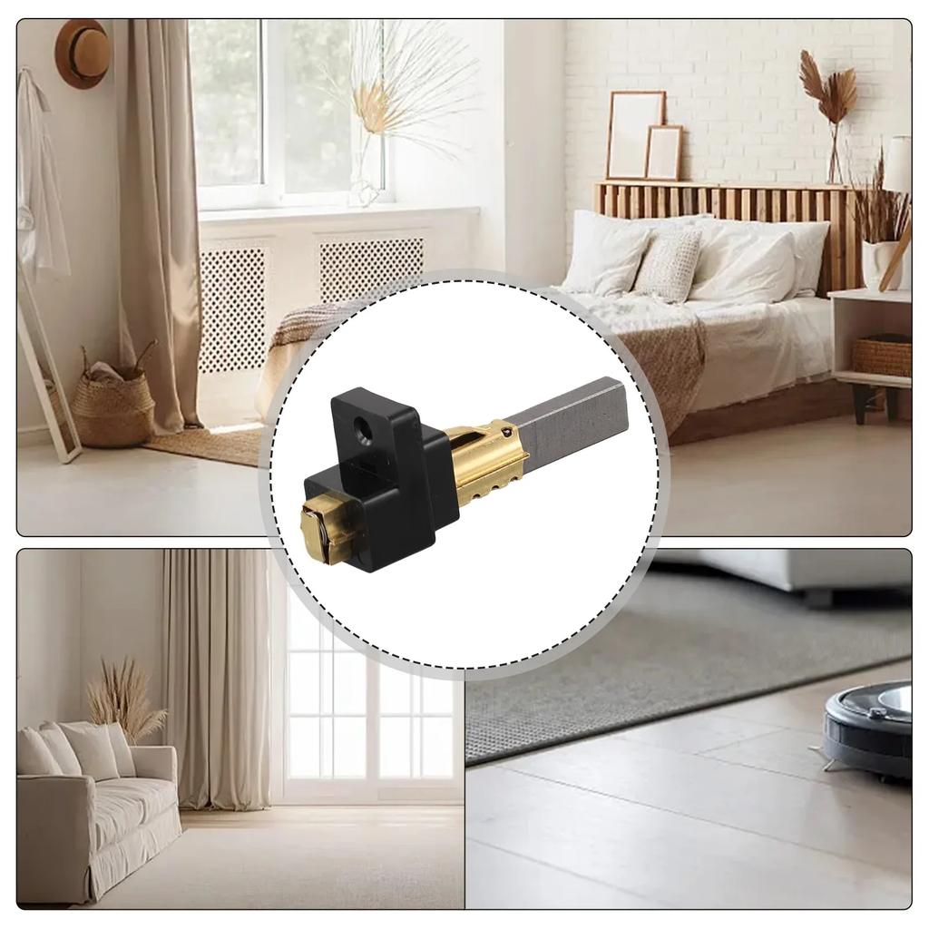 Vacuum Cleaner Carbon Brush Replaces For Vacuums Motor Carbon Brush Holder 6.5X11X32mm Sweeping Machine Spare Accessories