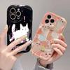 Funny Shock Cat Case for Xiaomi Redmi Note 14 Pro 5G 12 14 4G 11 10 12 13 14 Pro Plus 12S 11S 14C 13C 12C 13 12 A3 9 Curly Cover