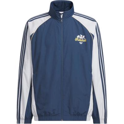 Originals X Disney Collaborazione Serie Tre Strisce Sportiva Casual Collo Alto Zip Giacca Larga Giacca da Uomo KG6691