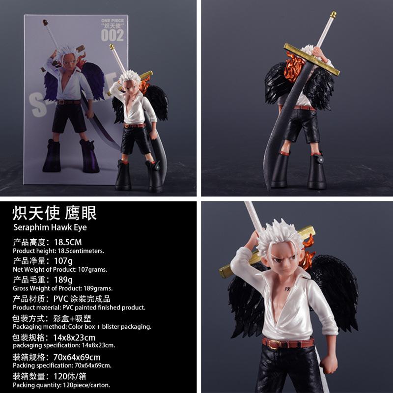 Blazing Angel Hawkeye One Piece Figure Childhood Hawkeye Animation Peripheral Navigation King Peripheral Shibukai Statue Ornament