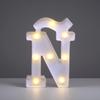 22cm LED Letter & Number Lights for Events - Perfect for Birthdays & Proposals.