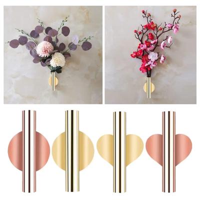Wandmontage Metall Blumenröhre Selbstklebend Ohne Bohren Rund Liebesherz Echt