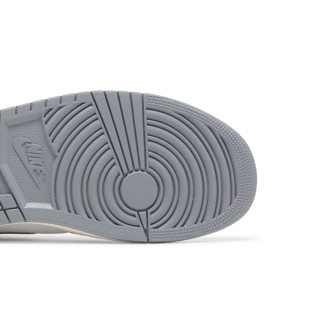 Air Jordan 1 Mid 'Neutral Grey' (Unisex) White / Stealth Vintage Basketball Shoes 554724 135