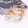 Mode Kreatives Kleeblatt Armband Personalisiert Vielseitig Vergoldetes Drei-Blumen-Armband Damen Leichter Hand Schmuck 2026