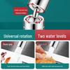 Universell roterande kranluftare: Diskbänksförlängare, Stänkskydd, Trycksatt munstycke, Tillbehör för grönsaks- och salladsbassäng