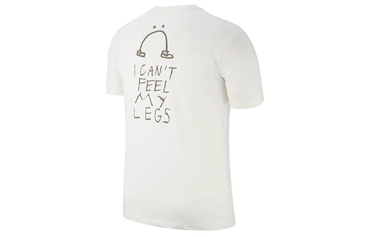 

Nike T Shirts Unisex White Crew Neck Moderate Straight Fit AO0624-100 XS
