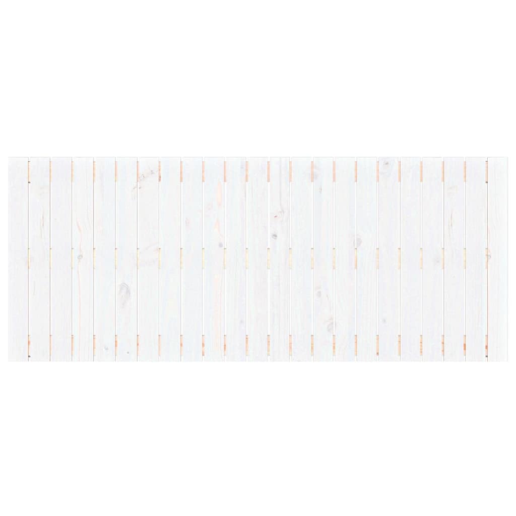 vidaXL Wand-Kopfteil Weiß 147x3x60 cm Massivholz Kiefer