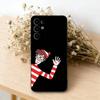 Wheres W-WallyS W-Waldo Game  Phone Case For Samsung S25,S24,S21,S22,S23,S30,Ultra,S20,Plus,Fe,Lite,Note,10,Black Cover