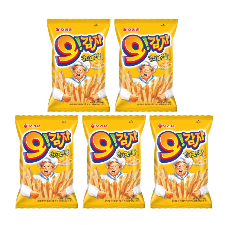 Orion Oh! Smak Gratin ziemniaczany (50g / 95g), Smak cebulowy (95g), Smak sosu BBQ do maczania (136g), Smak sosu słodko-pikantnego do maczania (136g)  (16 opcji)