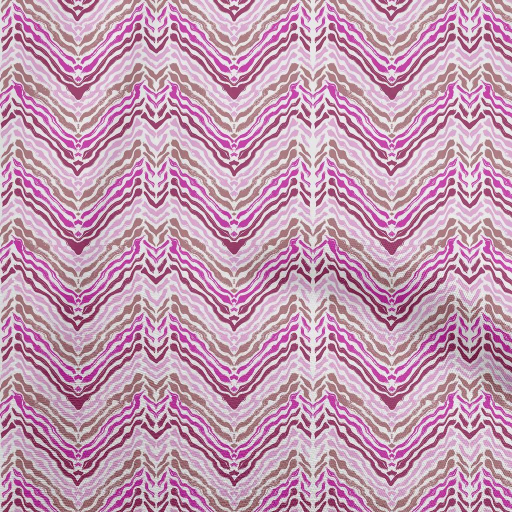 oneOone Cotton Flex Green Fabric Chevron Quilting Supplies Print Sewing Fabric By The Yard 40 Inch