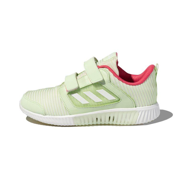 Adidas Climacool 2.0 Vent Cf C Breeze Hook and loop Slip Resistant Low top Kids' Running Shoes Green White BD7172