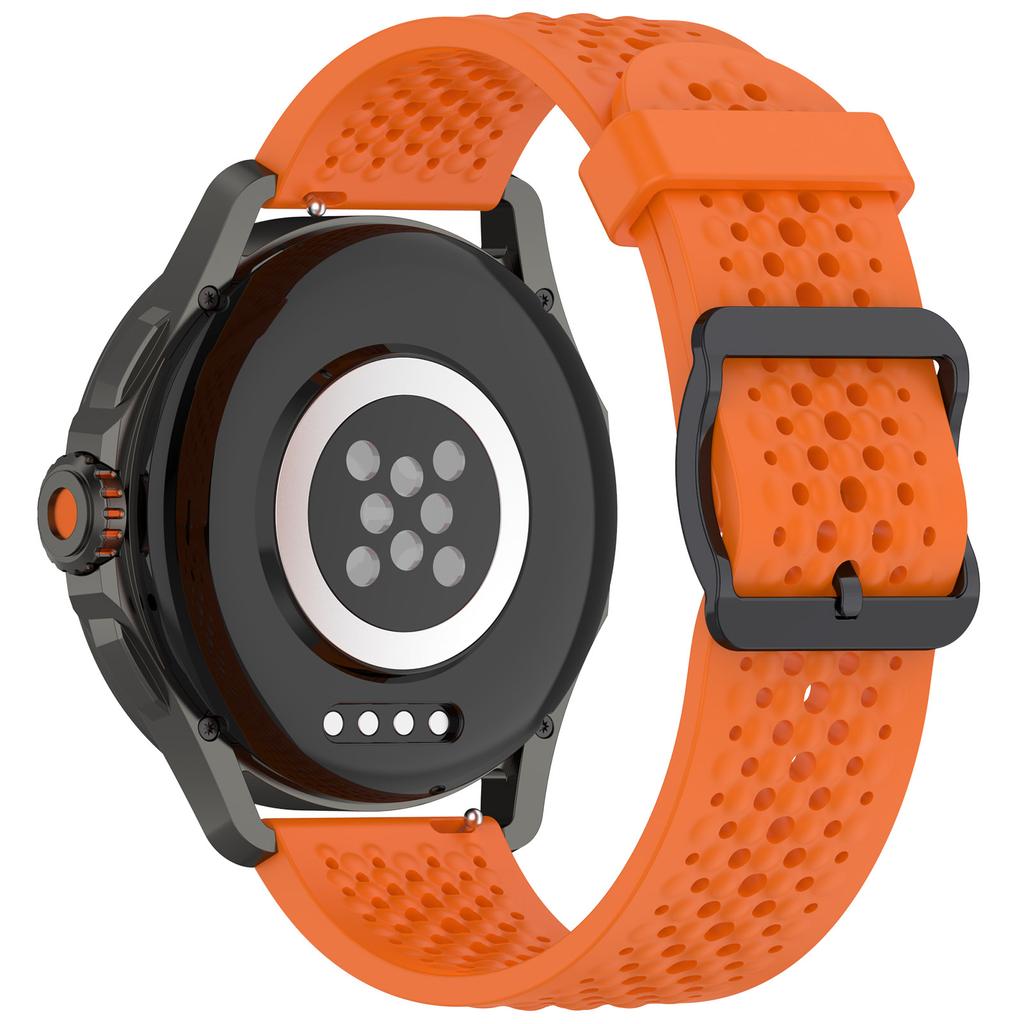 For Samsung Galaxy Watch FE 40mm/Watch7 44mm/40mm Silicone 20mm Multiple Holes Breathable Watch Strap
