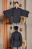 Select Kimono Cosplay Halloween Top Light Brown Unisex Brown Charcoal [Clearstone] (Top Black)