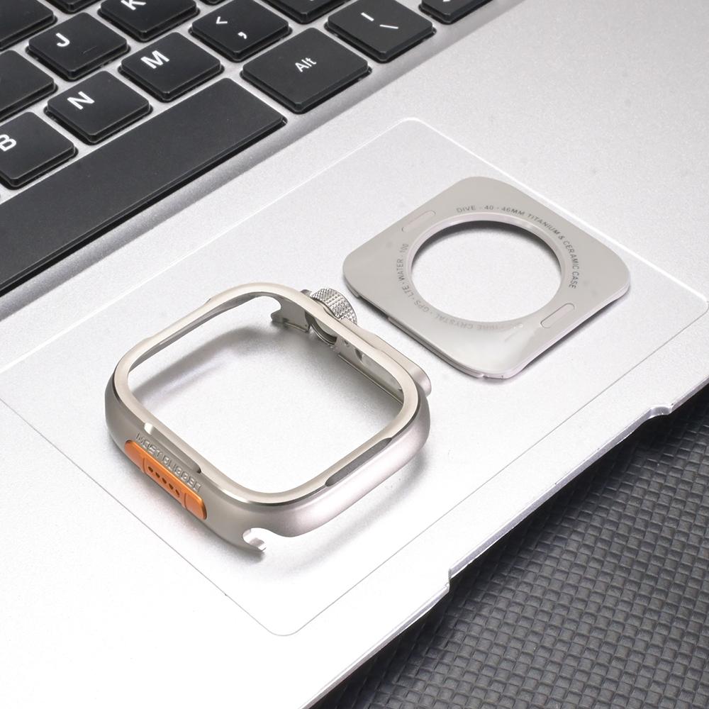 Metal Watchcase for Apple Watch Ultra 3 2 1 49mm 46mm 45mm 44mm Alloy Case Protector Cover for iwatch Series 11 10 9 8 7 6 5 SE3