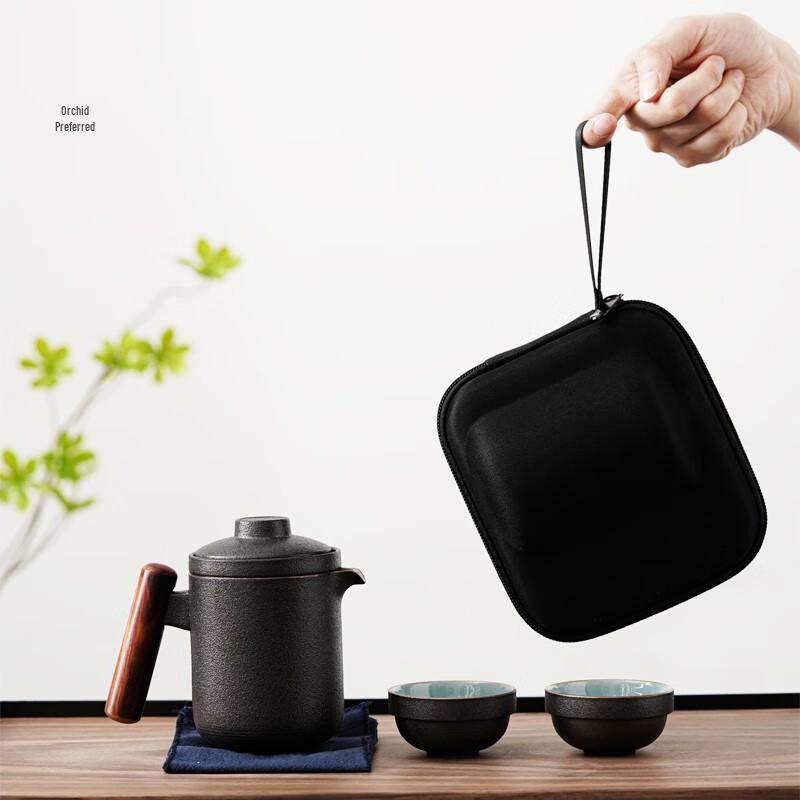 

Portable Ceramic Travel Tea Set