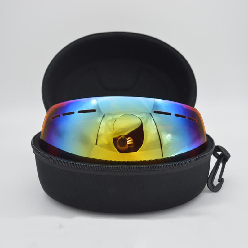 1PC Ski Snowboard Goggles Box Hard EVA Portable Protection Carrying Case Water Resistant Shockproof Shell Ski Accessories