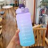 2 Liter Water Bottle with Straw Kids Girls Large Portable Bottles Sports Fitness Cup Summer Cold Water Motivational Water Bottle
