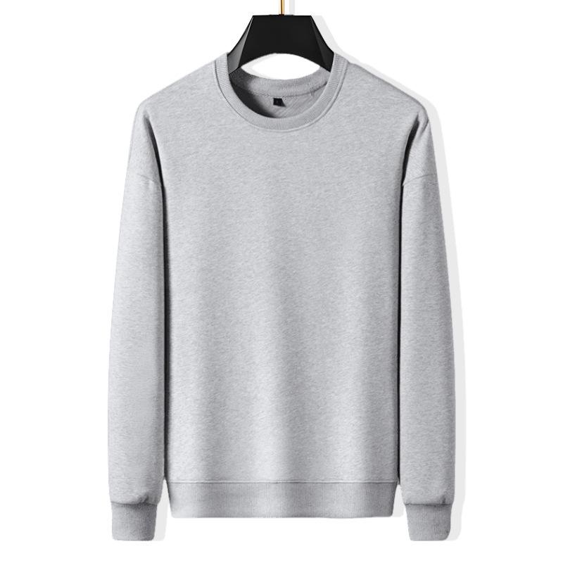 Unisex Cotton Hoodie: Solid Color, Loose Fit, Plus Size, Casual Sports, Long Sleeve, M-8XL