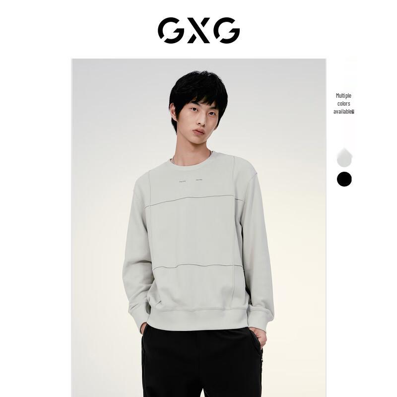 GXG Men's Simple Round Neck Sweatshirt