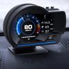 Universal A501 OBD2 Auto Meter Car HUD Turbo Gauge Car Head Up Display Smart Digital Security Alarm Water&Oil Temp RPM