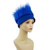 Hairy Costume Headband Empty Top Design Headband Wig Decor Elastic Soft Headgear Ball Fan Hair Accessory