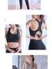 Women's Two-Piece Autumn Yoga Set: Padded Beautiful Back Sports Bra & High-Waisted Butt-Lifting Leggings